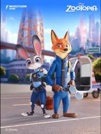 予約 Fondjoy/泛乐文化  ズートピア   ニック＆ジュディ  ブラインドボックス   アクションフィギュア 全4種セット MH67341R