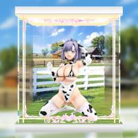 予約 Q-six TVアニメ『ぬきたし THE ANIMATION』 畔美岬 牛柄コスチューム1/5 専用 展示ケース ZSH540582871C