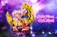 予約 Chibi Studio Sailor Moon & Chibi Moon with LED  スタチュー DX2548948C