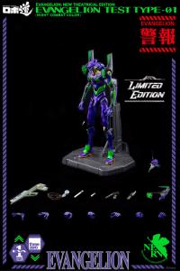 Threezero ROBO-DOU 新世紀エヴァンゲリオン EVA 1号機 (Night Combat Color)  アクションフィギュア 3Z0380