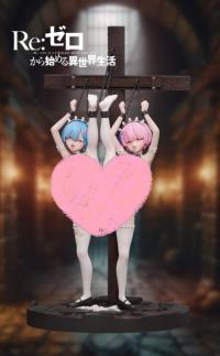 予約 NTR Studio Rem & Ram  1/6 スタチュー DX2156459R