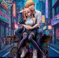 予約 Soul Studio 1/6 & 1/4  Denji & Power  スタチュー DX36835C