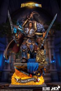 予約 HEX Collectibles X Blizzard Entertainment Studio  Varian Wrynn  スタチュー 1/10 HEXHS18   & 1/6 HEXHS17