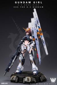 予約 Max Milk Studio GUNDAM GIRL COS GUNDAM RX-93 JN4.0  1/4 スタチュー DX8228J