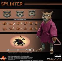 予約 Mezco toys 1/12 TMNT  マスター スプリンター Splinter  アクションフィギュア BR8745I