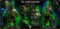黑石BRS Black Rock Studio 1/8  Fel Lord Zakunn a pair スタチュー DX52548399L
