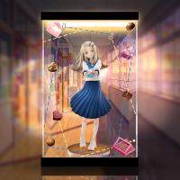 予約 NEONMAX 学園アイドルマスター 篠澤 広 ハッピーミルフィーユVer.1/7 専用 展示ケース ZSH74823333B
