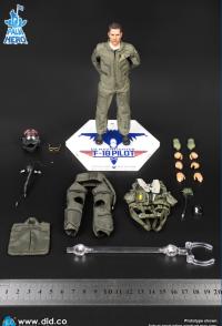 予約 DID 1/12 アメリカ海軍戦闘機兵器学校 教官 F/A-18E パイロット ミッチェル大尉 アクションフィギュア XM80031