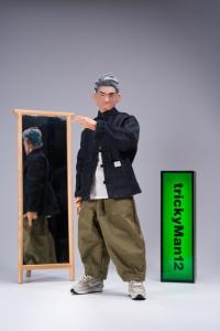 予約 trickyMan12 1/6 Fashion Doll Suit Tang Niu アクションフィギュア 202501ab  素体なし 頭彫りなし