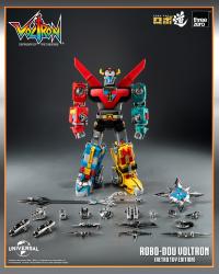 予約 Threezero   Voltron: Defender of the Universe ROBO-DOU Voltron Retro Toy Edition   アクションフィギュア  3Z09470W0