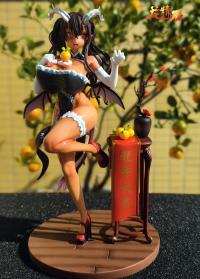 Dragon Stone/龙精石  朝凪  龍娘  龍黒  22cm  1/7 スタチュー  DX021762B