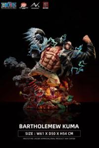 予約 Jimei Palacex ANIKINGDOM ワンピース  バーソロミュー・くま 1/6 54cm スタチュー DX1486597G