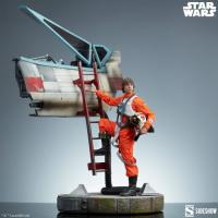 予約 Sideshow  Luke Skywalker & X-Wing: Red Five  スタチュー  3008952