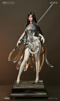 予約 JND Studios 1/3 『ステラー ブレイド』レイヴン HVS-002R & リリー HVS-002L & デュアル版 HVS-002D ハイパーリアル スタチュー