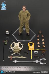 予約 DID  WWII U.S. Army Air Force Pilot Captain Rafe  1/12  アクションフィギュア   XA80032