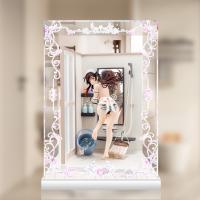 予約 箱入り娘 彼女、お借りします 水原千鶴 メイドビキニdeおそうじフィギュア1/6 専用 展示ケース ZSH3120721M