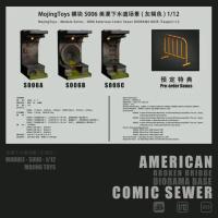 予約 mOjingToys 1/12 Module Series アメコミ風 下水道ジオラマベース（トープ）  フィギュア S006A S006B S006C