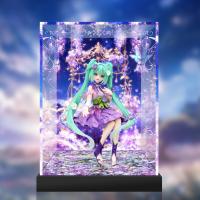 予約 初音ミク　ぬーどるストッパーフィギュア Flower Fairyー紫のコスモスー 専用 展示ケース ZSH4600004S