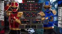 予約 Soosootoys 1/6 Thundery Red&Blue Ninja SST-098A & SST-098B Power Rangers Ninja Storm アクションフィギュア