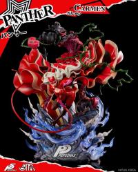 予約 STAREXVA  Studio ペルソナ5 PANTHER 高巻杏 with Carmen 1/6 スタチュー DX8926739N