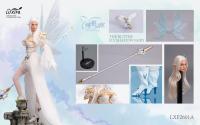 予約 lucifer 1/6 蝶影の妖精 予約特典付き LXF2601A & ジオラマ台座 LXF2601B コレクティブル アクション フィギュア