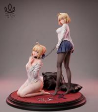 予約 Sea King Studio 1/6 Saber & Arcueid Brunestud スタチュー DX620369960K
