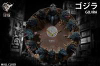 予約 HARD SHELL/Hardcore Studio  ゴジラ Godzilla 12-Head Clock  スタチュー DX48952036L