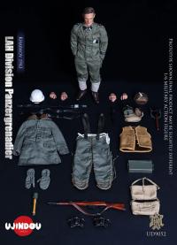 予約 UJINDOU 1/6  近衛旗掷弾兵 八リコフ   アクションフィギュア  UD9052