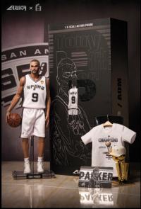 予約 AOM TOYS NBA トニー・パーカー Tony Parker 2014 Championship Set  アクションフィギュア BR173666K