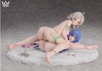 予約 Crown Studio1/6 Mushoku Tensei Sylphiette & Roxy スタチュー DX333746R