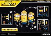 予約 Blitzway The Iconic Minions Trio: BOB, STUART, and KEVIN アクションフィギュア BW-CA-11401~11404
