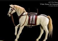 ACI Toys 1/6 White War Horse Model アクションフィギュア  H04