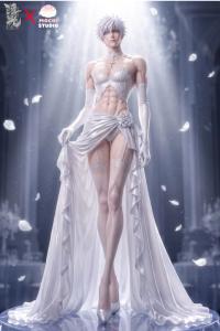 予約 MOCHI Studio X Floating Light Studio Handsome Men Wedding Gown Cos Series 001 Gojo スタチュー DX1354877C