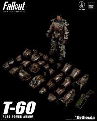 予約 ThreeZero Studio FALLOUT T-60 Rust Power Armor  アクションフィギュア 3Z10050W0