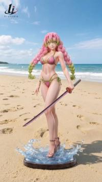 予約 Li Studio 1/6 Demon Slayer Kanroji Mitsuri Swimsuit スタチュー DX2397845B
