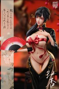予約 天工燥物/TGZW Studio チャイナドレス 红い杏  1/4 スタチュー DX576433T