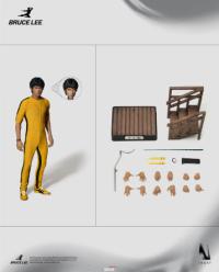 予約 INART 1/6 ブルース・リー イエロー・ジャンプスーツ Ver.  Bruce Lee (Yellow Jumpsuit) アクションフィギュア  Gy A043