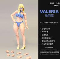 予約 狂怒FURY Studio 1/12 超可動女性素体 アクションフィギュア FB001ABC