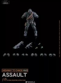 予約 DAKILA Hellhound Squad Assault Trooper Chaos 1/18  アクションフィギュア Hh03