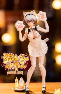 予約 Eiifox BearPanda キャットメイド プリン 1/12  アクションフィギュア BR55599D