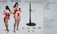 Mojoy 女性 和風 格闘スタイル 1/6スケール シームレス女性ボ ディ  アクションフィギュア MJ-CF01H/MJ-CF02H