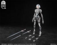 Guke Studio 1/12 AIエージェント メイド型 透明版 アクションフィギュア GK01FEC1