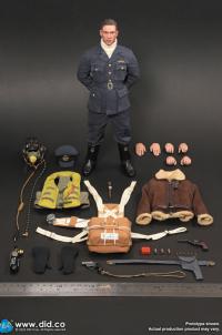 予約 DID  第二次世界大戦 イギリス空軍 パイロット 中隊長 トム 1/6  アクションフィギュア  K80187
