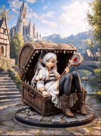 予約 Cinderella Studio 1/6  Frieren in Treasure Chest スタチュー DX413069854P