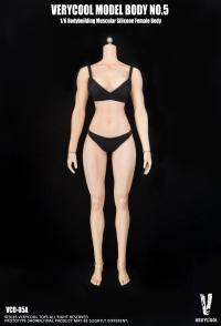 予約 VERYCOOL Body No.5 – 1/6 Silicone Female Body with a Bodybuilding Muscular Physique 素体あり 頭彫りなし アクションフィギュア VCD—05A/VCD—05C