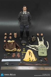 DID 第二次大戦 ドイツ空軍 エースパイロット アドルフ・ガーランド 1/6 アクションフィギュア   D80165