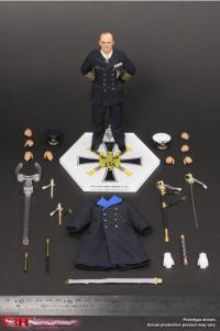 予約 3R 1/12 Mini Reich Series 第9弾 WW2 ドイツ海軍 大提督（海軍元帥）カール・デーニッツ アクション フィギュア TG80009