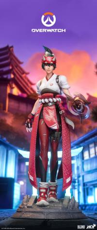 予約 HEX Collectibles x Blizzard 1/6 Overwatch 雾子 kiriko with LED スタチュー HEXOW03