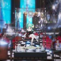 予約 FuRyu 初音ミク　ぬーどるストッパーフィギュア FlowerFairyー白薔薇ー専用 展示ケース  ZSH415549T