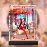 予約 FuRyu 初音ミク　ぬーどるストッパーフィギュア FlowerFairyー椿ー 専用 展示ケース ZSH417800K